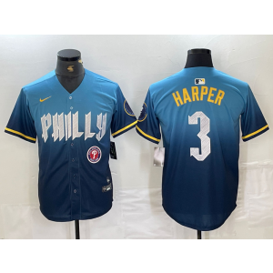 MLB Philadelphia Phillies blue City Connect jersey
