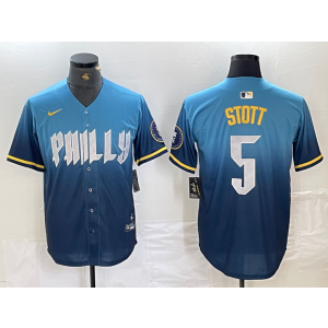 MLB Philadelphia Phillies blue City Connect jersey