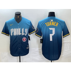 MLB Philadelphia Phillies blue City Connect jersey