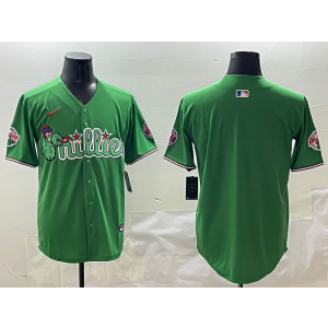 MLB Blank Philadelphia Phillies green jersey