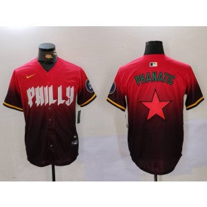 MLB Blank Philadelphia Phillies red jersey