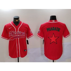 MLB Blank Philadelphia Phillies red jersey