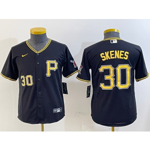 MLB Pirate MLB Pirate 30 Paul Skene black jersey