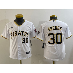 MLB Pirate MLB Pirate 30 Paul Skene white jersey