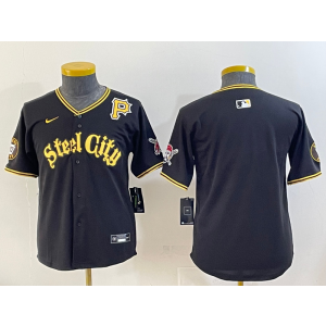 MLB Pirate Blank MLB Pirate black jersey