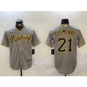 MLB Pittsburgh Pirates grey jersey