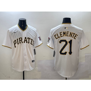 MLB Pittsburgh Pirates white jersey