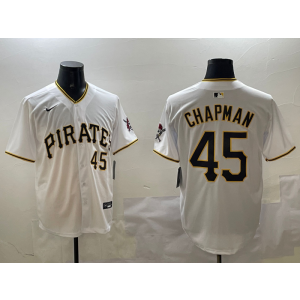 MLB Pittsburgh Pirates white jersey