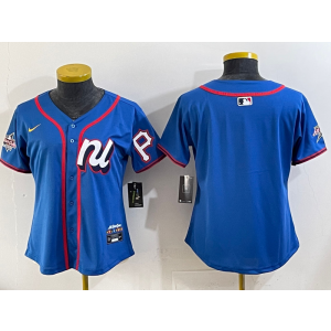 MLB Pirates Blank National League All-Star blue jersey