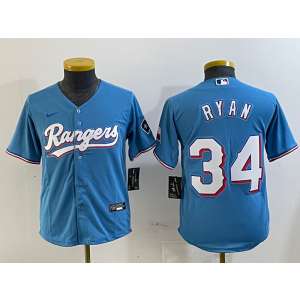 MLB Texas Rangers blue jersey