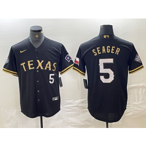 MLB Texas Rangers black jersey