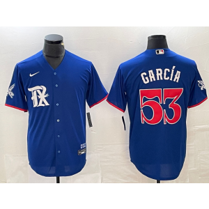 MLB Texas Rangers blue jersey