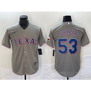 MLB Texas Rangers grey jersey