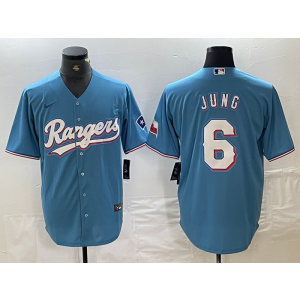 MLB Texas Rangers blue jersey