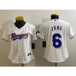 MLB Texas Rangers white jersey