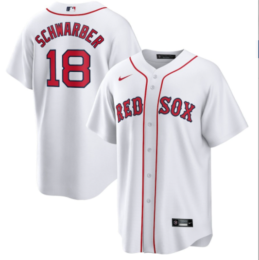 MLB Boston Red Sox white jersey