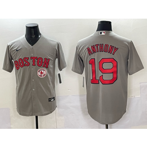 MLB Boston Red Sox grey jersey