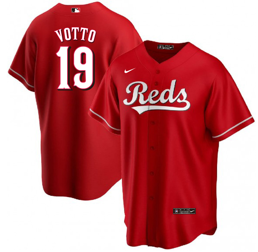 MLB Cincinnati Reds red jersey