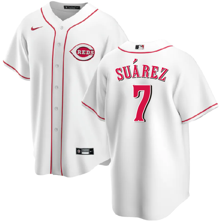 MLB Cincinnati Reds white jersey