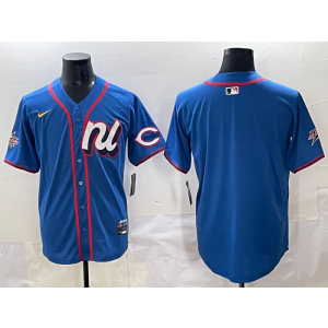 MLB Reds Blank National League All-Star blue jersey