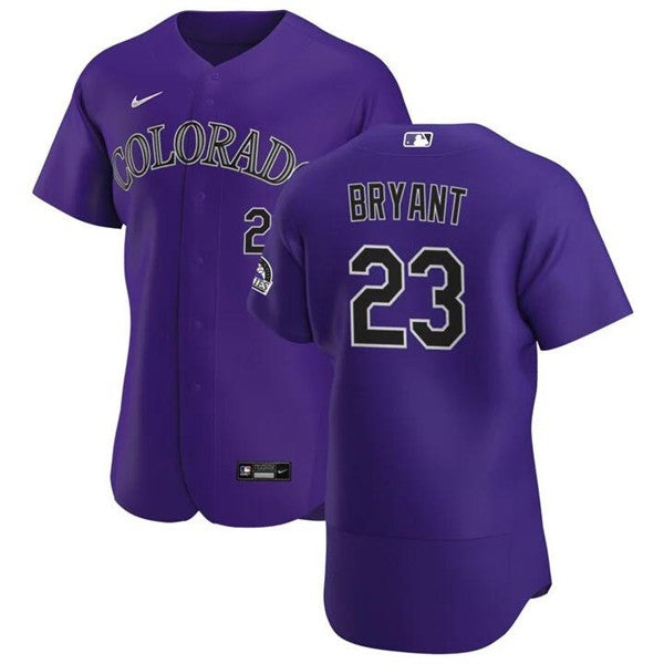 MLB Colorado Rockies purple jersey