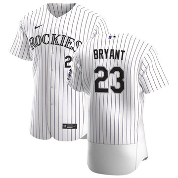 MLB Colorado Rockies white jersey