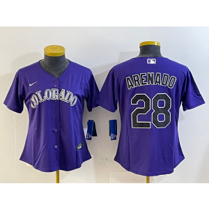 MLB Colorado Rockies purple jersey