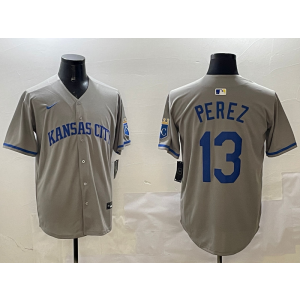 MLB Kansas City Royals grey jersey
