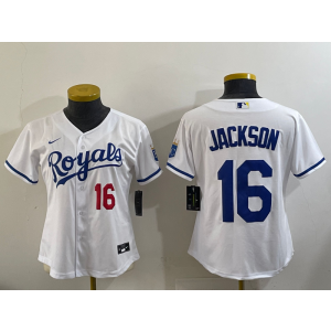 MLB Kansas City Royals white jersey