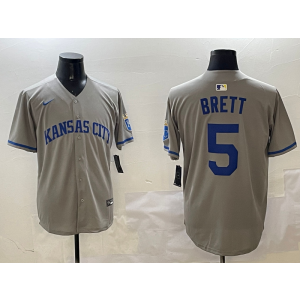 MLB Kansas City Royals grey jersey