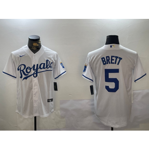 MLB Kansas City Royals white jersey