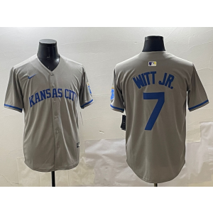 MLB Kansas City Royals grey jersey