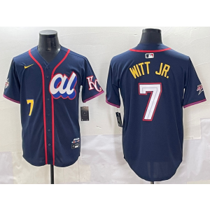 MLB Royals American League All-Star navy jersey