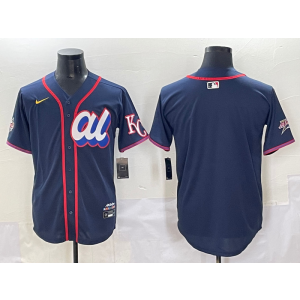MLB Royals Blank American League All-Star navy jersey