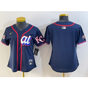 MLB Royals Blank American League All-Star navy jersey