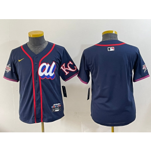 MLB Royals Blank American League All-Star navy jersey