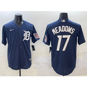 MLB Detroit Tigers navy jersey