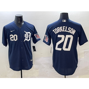 MLB Detroit Tigers navy jersey