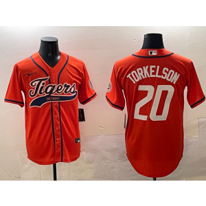 MLB Detroit Tigers orange jersey