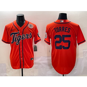 MLB Detroit Tigers orange jersey