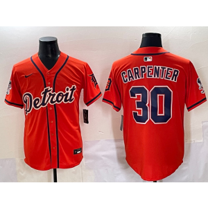 MLB Detroit Tigers orange jersey