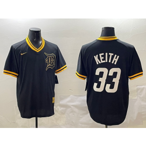 MLB Detroit Tigers black jersey