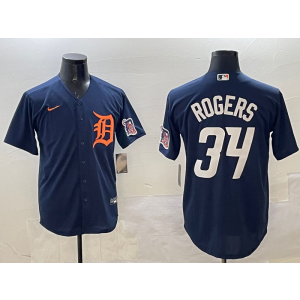 MLB Detroit Tigers navy jersey