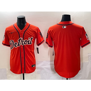 MLB Blank Detroit Tigers orange jersey