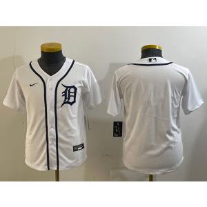 MLB Blank Detroit Tigers white jersey