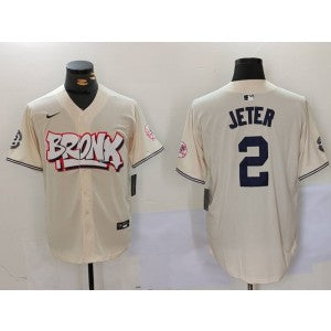 MLB New York Yankees cream jersey