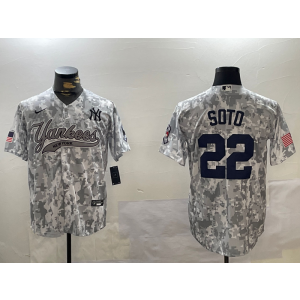 MLB New York Yankees camo Camo jersey