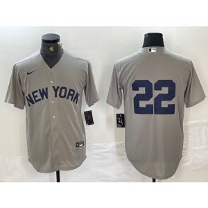 MLB New York Yankees gray jersey
