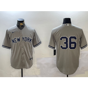 MLB New York Yankees grey jersey