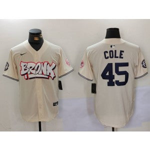 MLB New York Yankees cream jersey